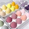 8pcs Makeup Egg Sponge Puff Cosmetic Microfiber Sponge Egg Foundation Powder Makeup Egg Sponge Suit High Quality Beauty Tools