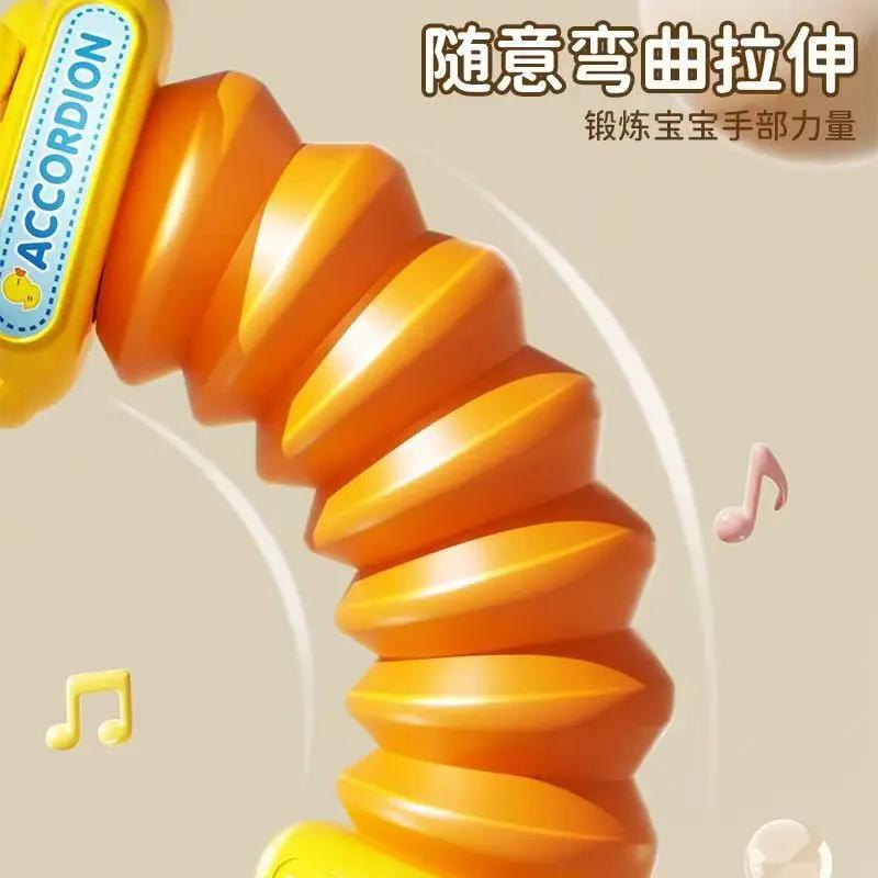 Детская игрушечная гармошка, Мини-музыкальный инструмент, Раннее развитие мозга, Портативная легкая для путешествий, Подарок на день рождения