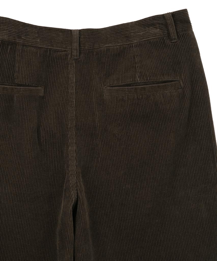 IL CORSO Jordi Standard Corduroy Wide Pants Brown Iepa5F001W2