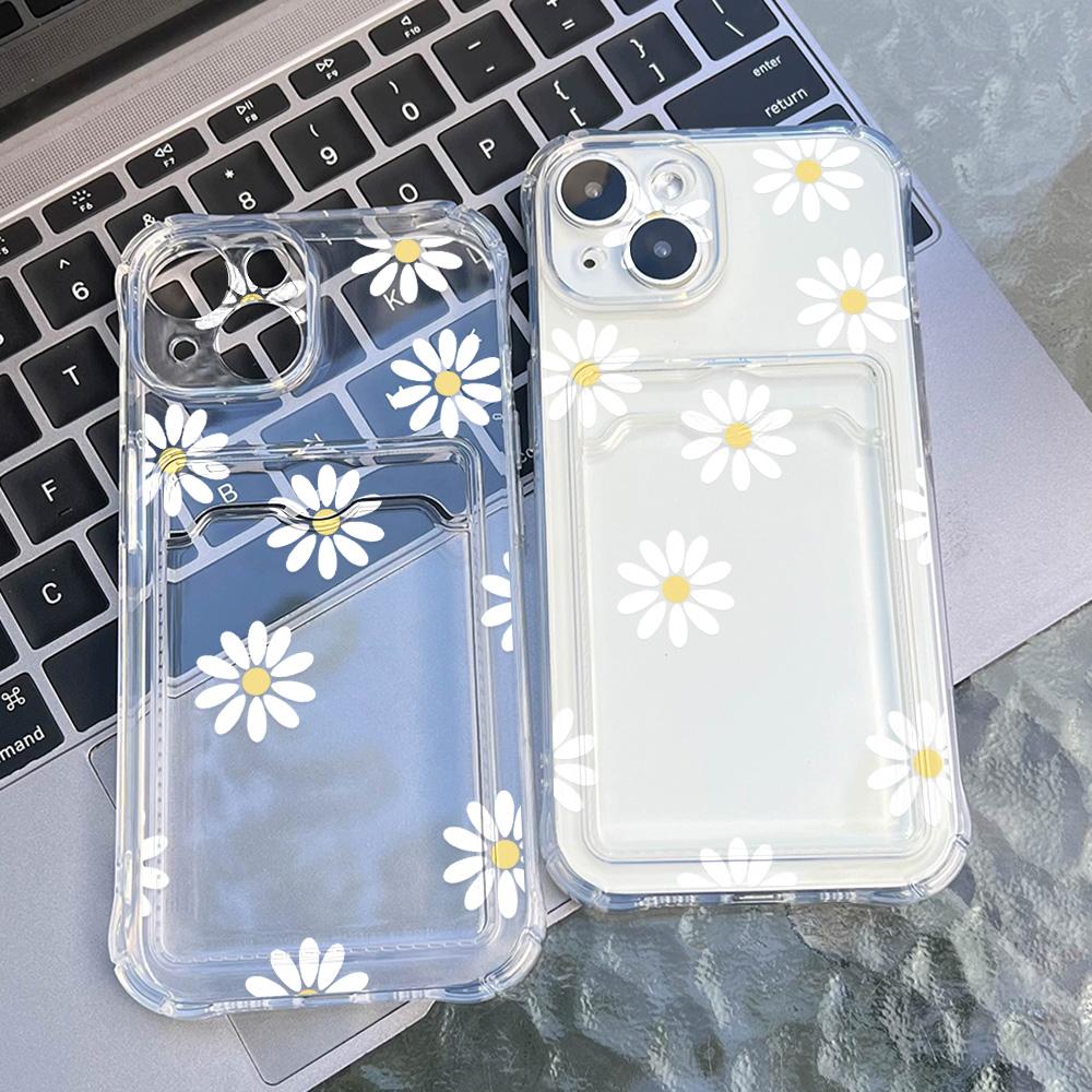 Чехол-карточка для iPhone 11 13 XR 15 14 Pro Max iPhone 12 16 7 8 Plus XS Max Samsung S24 S23 A15 A55 A05 A54 Redmi 12 13C 13 9 с защитой от мультфильмов