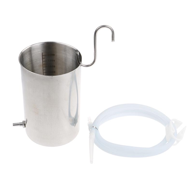 Набор ведер для клизмы из нержавеющей стали, подходит для дома, для очищения кишечника водой и кофе