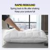 Подушки Queen Size Soft Support Queen Pillows 1 Pack для кровати, пушистая пуховая альтернативная подушка, роскошная гелевая подушка для отеля для сна на боку (белый)