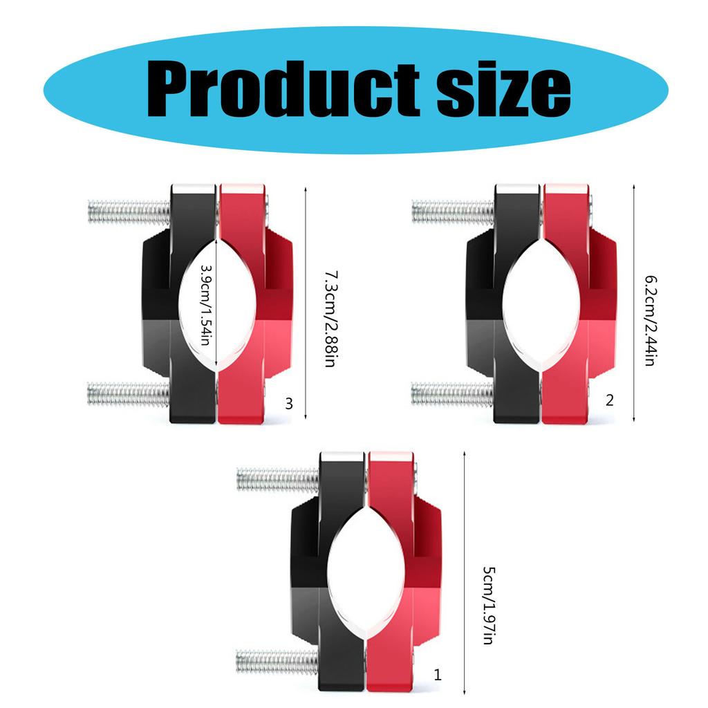 Кронштейн для крепления бампера мотоцикла, держатель противотуманных фар, крепление указателя поворота, регулировка на 360 градусов