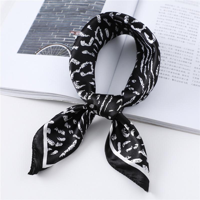 50 * 50 см шелковые шарфы весна и осень универсальное украшение профессиональные маленькие квадратные шарфы защита шеи связывающая сумка