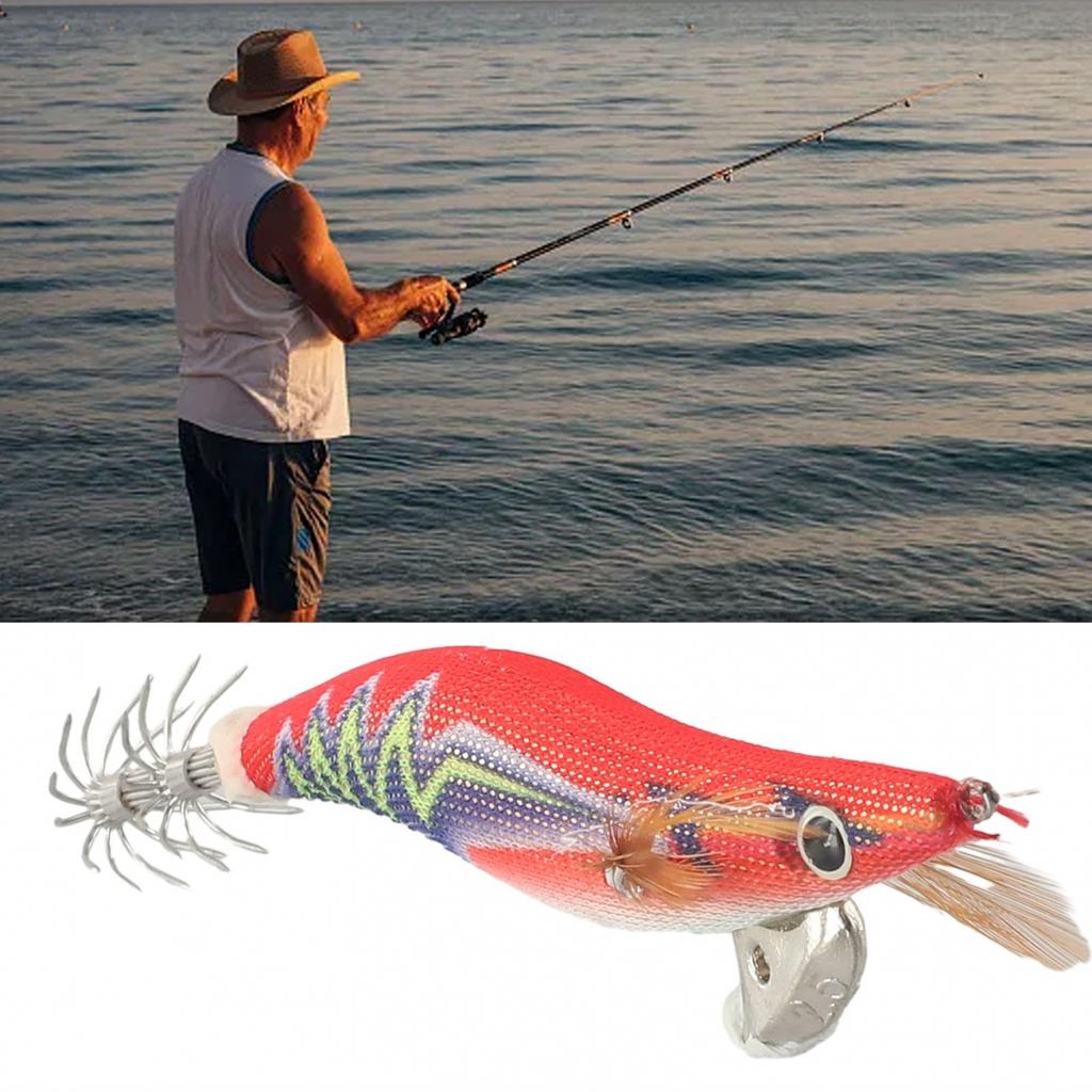 1pc Squid Hook Luminous Tail Plastic Weight : 12.2g