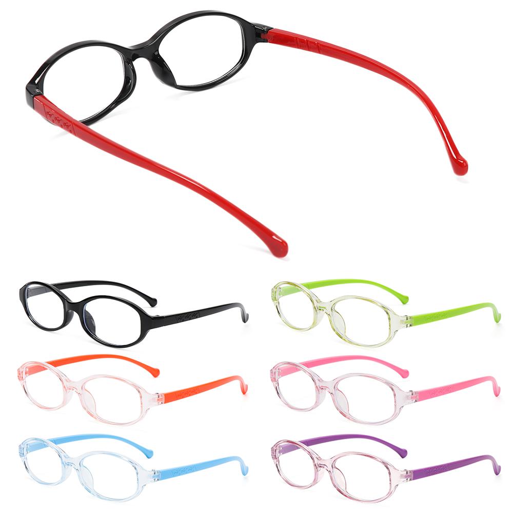 Anti-blue Rays Ellipse Kids Glasses Computer Goggles Children Eyeglasses Anti Blue Light Glasses