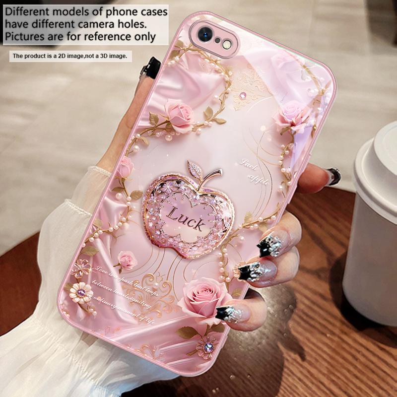 Удачная и Романтическая Любовь Для iPhone 17 Air 16 E 15 14 13 Plus 12 mini 11 17 Pro Max XR Xs Max 16E 7 8 Чехол для телефона из закаленного стекла