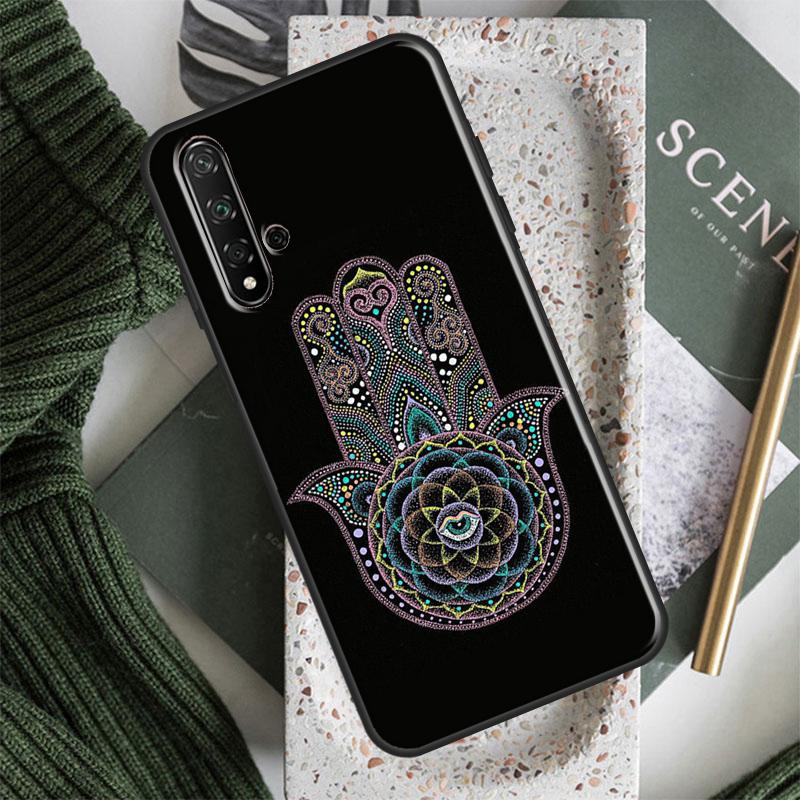 Рука Хамса Фатимы Искусство Для Huawei Nova 10 9 SE 5T 12s 12i 11i Y91 Y90 Y60 Y70 Y72 Y61 P60 Pro P20 P40 P30 Lite Чехол