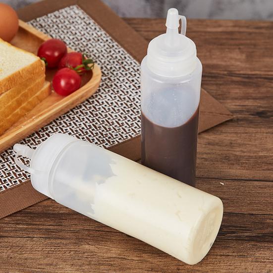 4 шт., кухонные пластиковые бутылки для дозирования приправ с крышкой, многофункциональная бутылка для выдавливания пигмента, 250 мл, бутылки для выдавливания приправ без BPA для