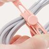 10Pcs Silicone Cable Tie Earphone Phone Charger Computer Power Cord Bundling
