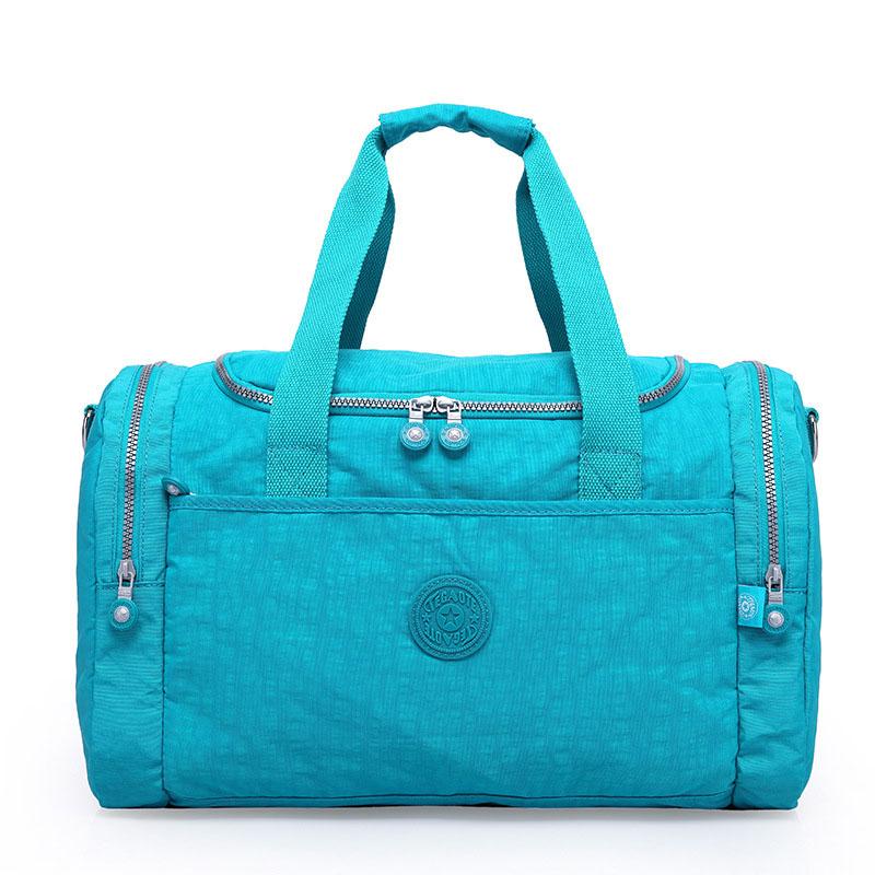 Нейлоновая дорожная сумка большой вместимости Модная водонепроницаемая легкая износостойкая повседневная сумка на одно плечо Портативная дорожная сумка двойного назначения