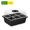 Mini Greenhouse Seed Starter Tray 6/12Grids Plant Starter Kit New Plant Germination Base  Garden