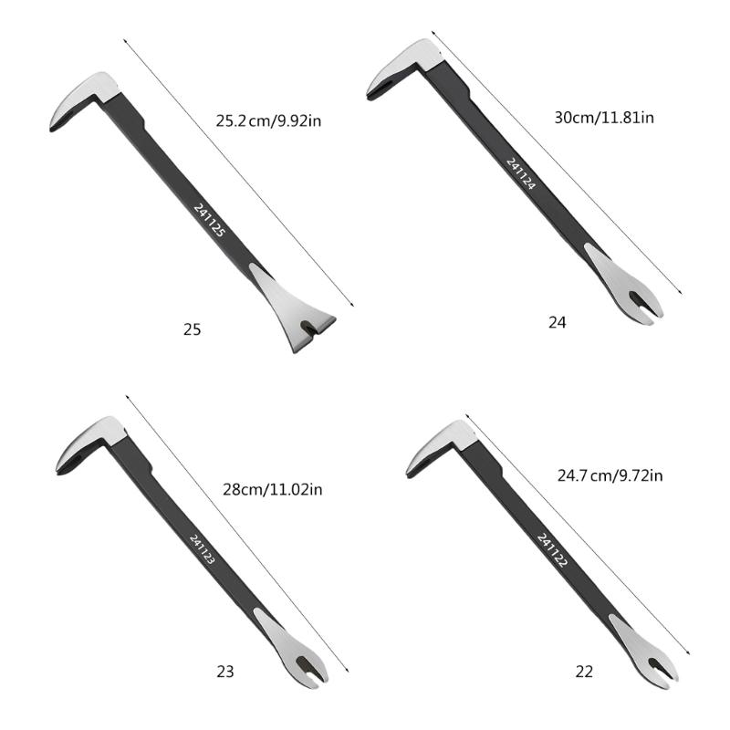 Сверхпрочный инструмент для демонтажа из углеродистой стали с рычажной конструкцией для легкого удаления гвоздей при деликатной обработке дерева