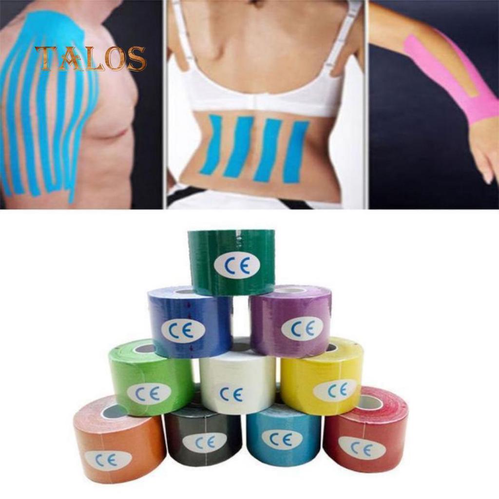 Sports Self-Adhesive Tape Kinesiology Muscle Pain Care High Elastic Glue