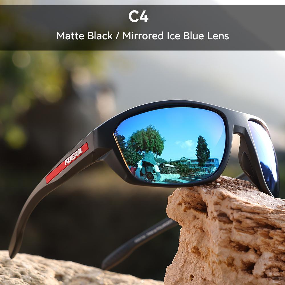 KDEAM 2026 New TR90 Sporty Sunglasses UV400 Unisex Fashion Cycling Driving Glasses Lightweight Frame Outdoor Running Eyewear