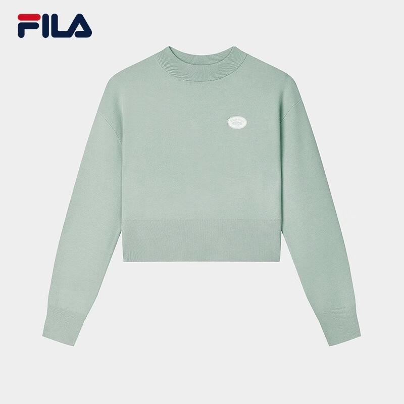 Fila Женский укороченный вязаный пуловер, зима 2024