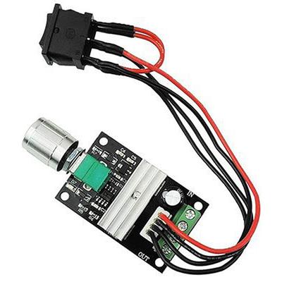 Регулятор двигателя постоянного тока PWM 6V12V24V 3A, управление скоростью вперед и назад с переключателем