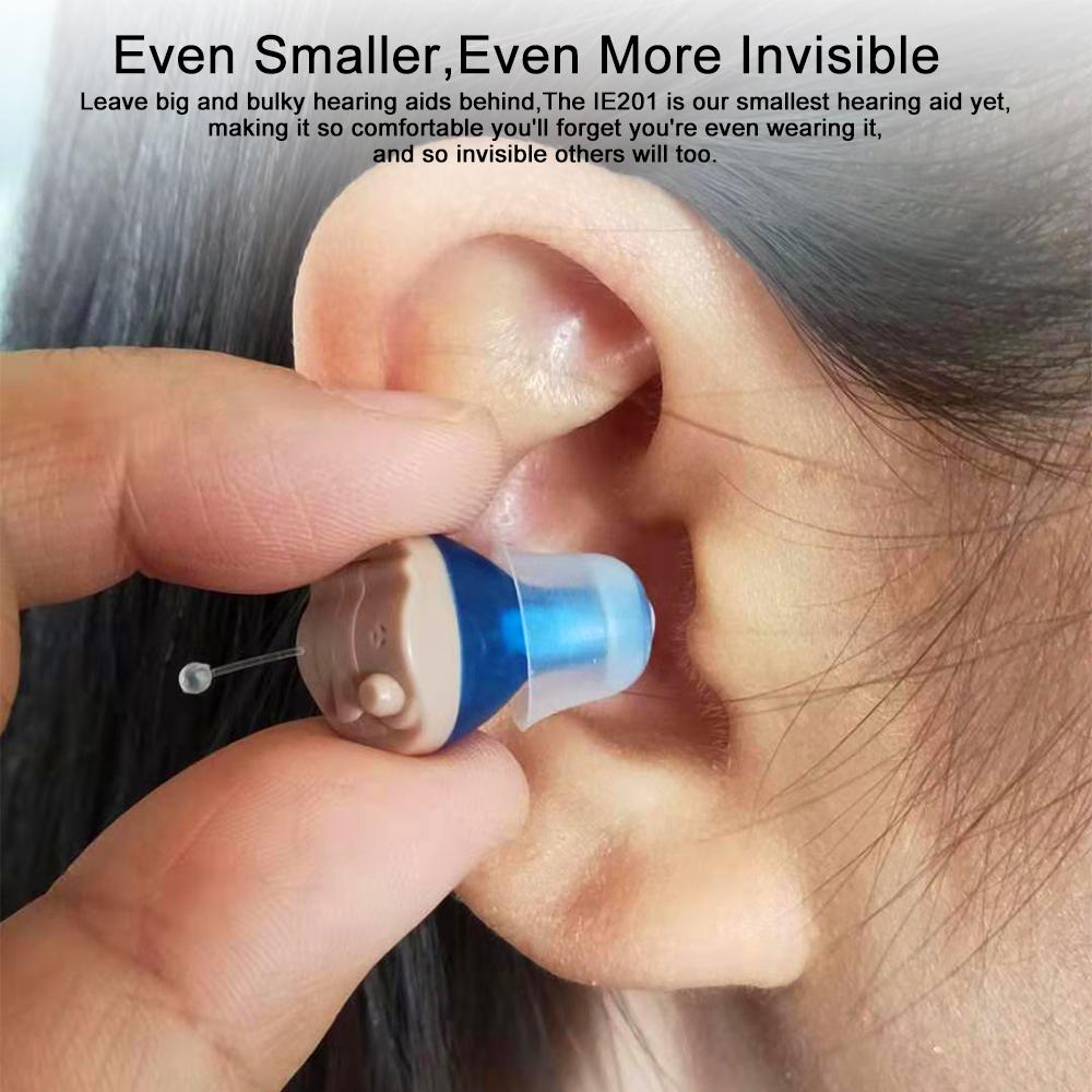 Слуховой аппарат для глухих Слуховые аппараты для пожилых людей Невидимые цифровые мини-ушные аппараты Усилитель звука Беспроводные наушники audifonos