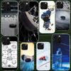 Спортивный чехол для iPhone 13 12 Mini 11 Pro Max с рисунком катка для хоккея на льду, мягкая защитная крышка для телефона X XS XR 7 SE 8 Plus 6 6S 5 5S, силиконовый, черный Capa