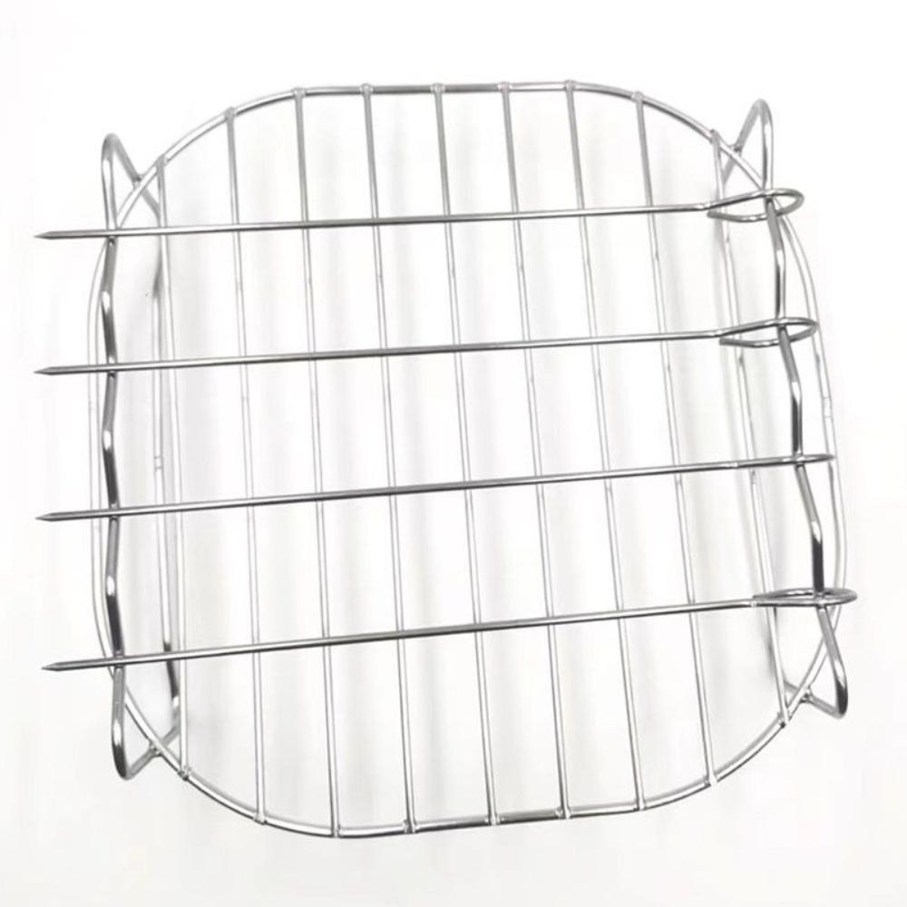 DIY Bakeware Airfryer Rack Silver Versatile Roasting Rack New Air Fryer Holder Kitchen Supplies