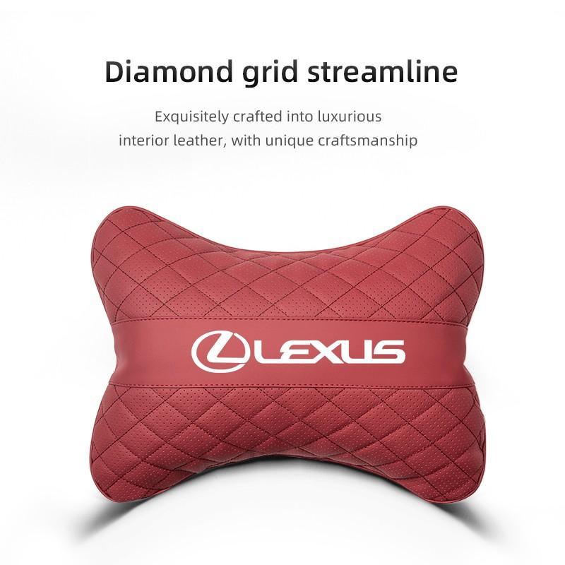 AIT1 Car Seat Head Support Cushion Lumbar Pillow Interior Accessories For Lexus F SPORT LBX NX RX 350h 450h ES UX 300e GS GX IS LS LX