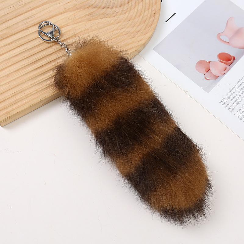 Женские Девичьи Креативные Украшения для Сумок Модный Декоративный Пушистый Подвесок Искусственный Мех