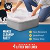 Litter Box Liners: Heavy Duty - Tear  Leak Resistant - Drawstring Close - Jumbo 15 Count
