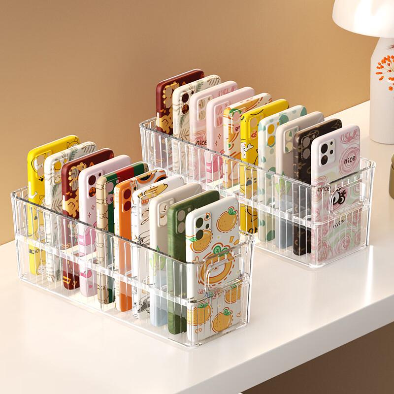 Luxury Multi-Grid Phone Case Storage Organizer