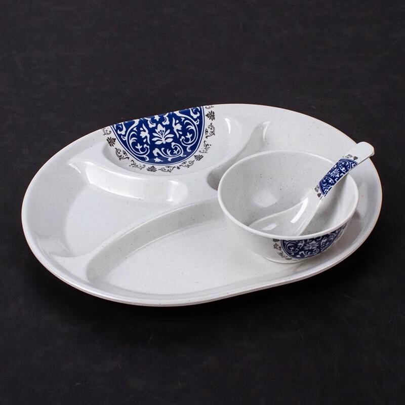 Набор melamine тарелок для ужина с отделениями в китайском стиле