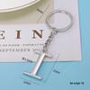 Custom English Alphabet Keychain: Personalized Letter Pendant Gift