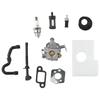 Для карбюратора для бензопилы MS180C MS170 017 018 с топливной трубкой, масляной трубкой, воздушным фильтром, компонентами для настройки, для обслуживания бензопилы