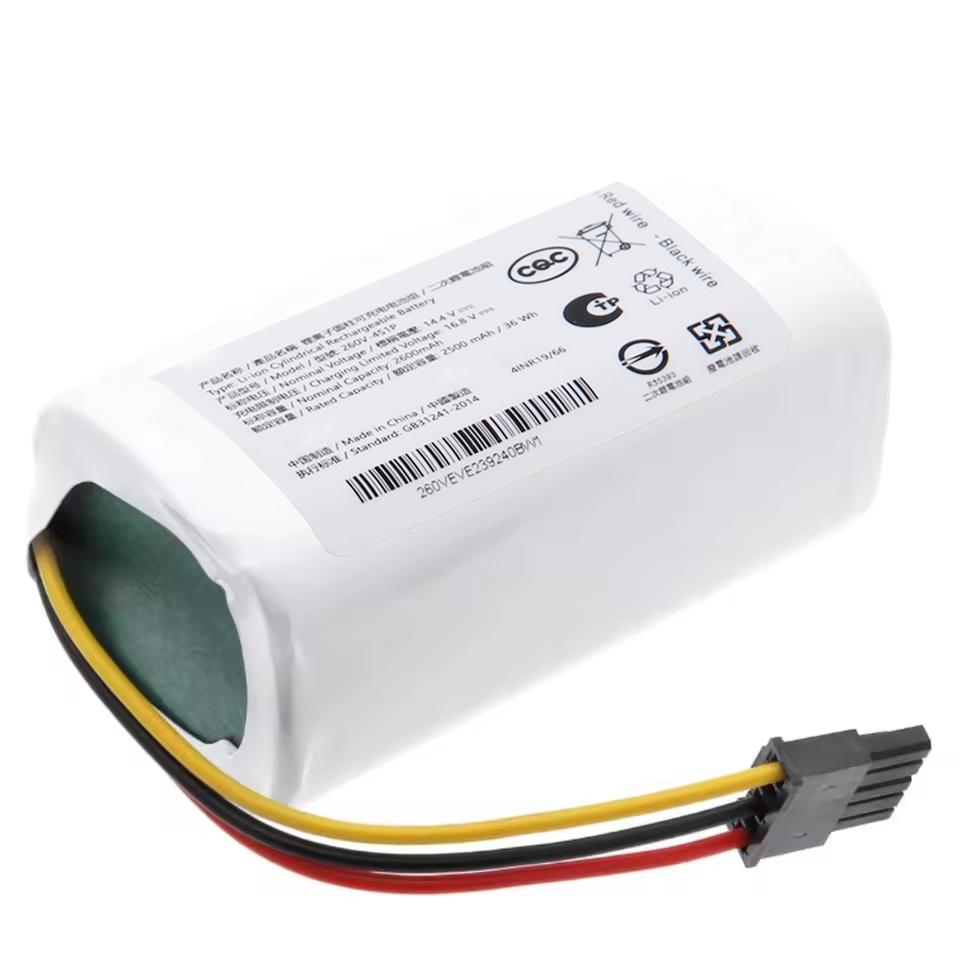 Новая сменная батарея 260В-4S1P для робота-пылесоса Xiaomi E10 E10c C103 Mop 2 Lite 2600 мАч