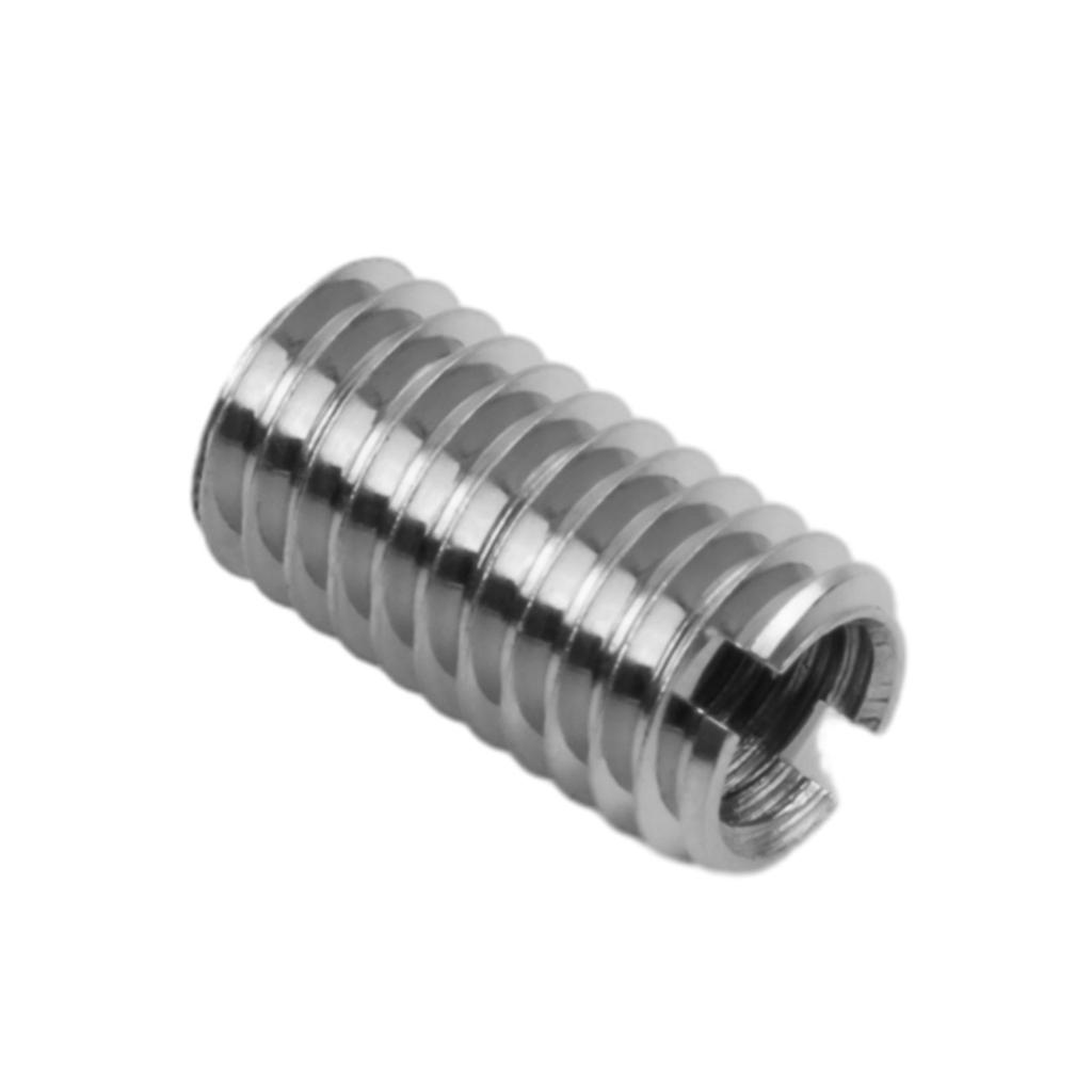 10pcs Threaded Inserts Inner M6X1.0 Outer M8X1.25 Length 15MM Male Female Nut