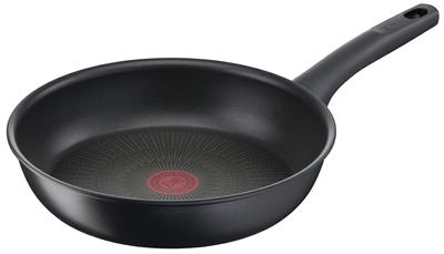 Сковорода Tefal 26 см IH Gas Fire Не содержит вредных веществ, таких как и твердый титан Неограниченная жарка Черный G26505 Совместимость, PFOA, антипригарное покрытие