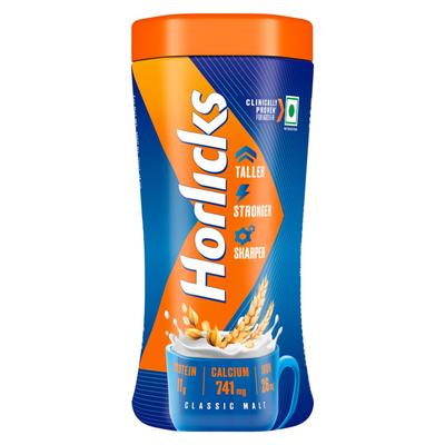 Напиток для детского питания Horlicks Classic Malt 500 г банка | Витамины Минералы Протеиновый порошок Для Роста Роста Иммунитета Внимания
