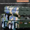 1:32 Scale Missile Rocket Launcher Car Model Toy Alloy Diecast Pull Back Military Engineering Vehicle Models Collection Gifts