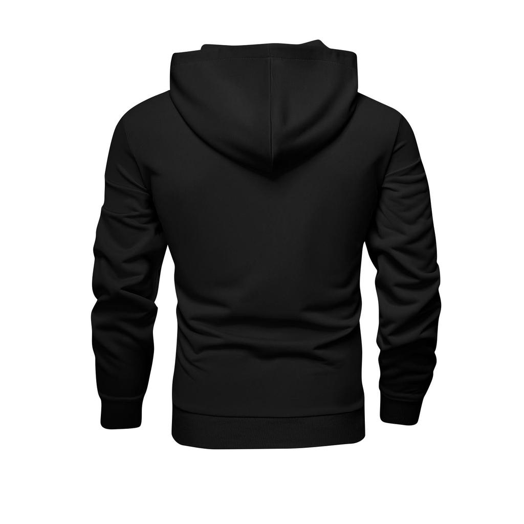 Men's Solid Color Hooded Universal Versatile Hooded Sweatshirt Sweatpants Casual Sports Suit