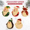 Christmas Decorative Self-adhesive Sealing Sticker Gifts Box Labels Package Decorations Handmade