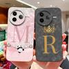 Чехол для Poco F7 Pro Ultra Милый Панда Буквы Мягкая Высококачественная Задняя Крышка Для Poco F 7 Ultra F7Pro Противоударный Корпус Телефона Подарок