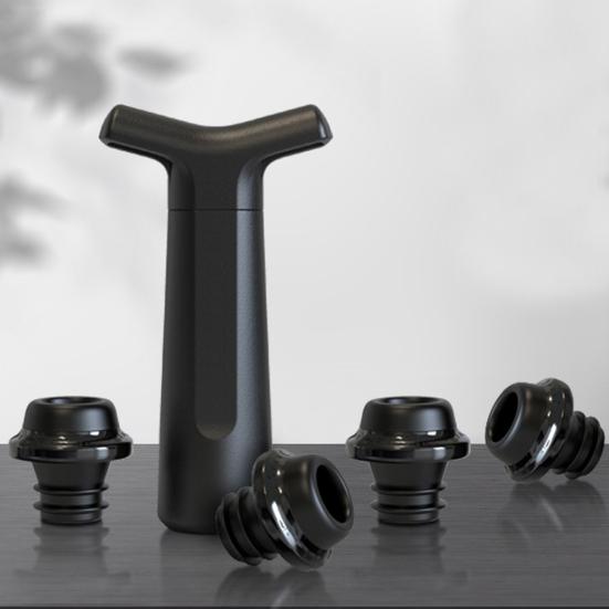 Вакуумный насос для хранения вина с 4 пробками, многоразовый укупорщик бутылок, система сохранения вина