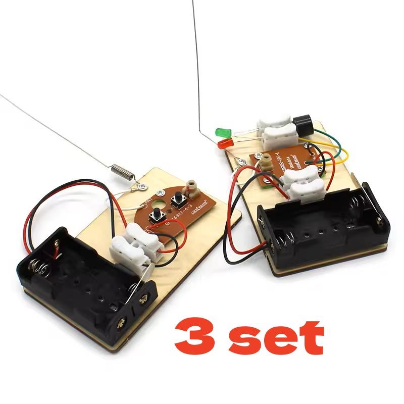 DIY wireless transmitter, children's technology telegraph machine, backbone education mode in scientific experimental equipment
