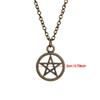 Jewelry Lucifer Fashion Vintage Retro Satan Sign Necklace Pentagram Pendant