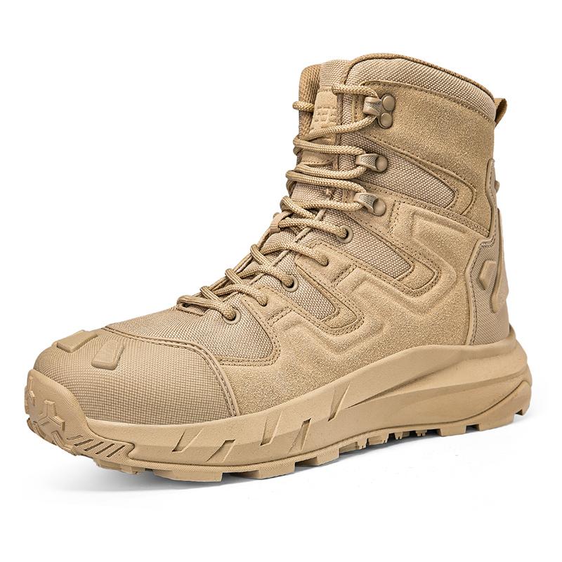 Модные мужские походные ботинки Мужские универсальные ботинки для мотокросса Уличные высокие кроссовки для мужчин Охотничьи рабочие защитные ботинки Высококачественные ботильоны
