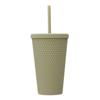 STARBUCKS Bumpy Matte Khaki Cold Cup Tumbler, 473ml, for Cold Drinks