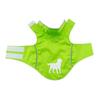 Dog Raincoat Reflective Adjustable Lightweight Fashionable Puppy Rain Jacket for Teddy Green L