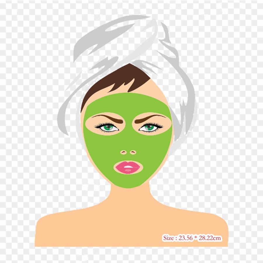 Avocado Cute Avocado Iron On Heat Transfer Printing Vinyl Patches Sticker for Clothes DIY Appliques Washable Patches