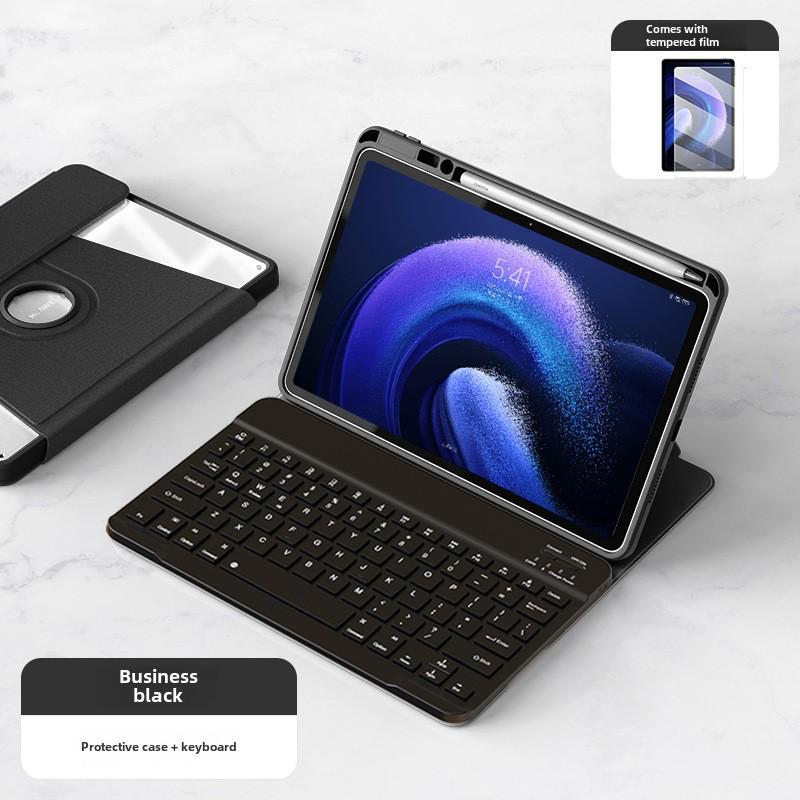 IPad 2019/20 (10,2 дюйма) Вращающийся чехол-клавиатура с гнездом для ручки