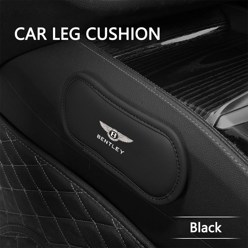 For New Bentley Flying Spur Continental GT Bentayga Mulsanne Car Knee Cushion Pad Leather Soft Memory Foam Leg Support Mat HL1