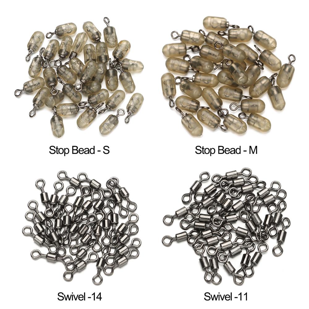 Connector Quick Change Accessories Feeder Coarse Spinner Swivel Swivel Stop Beads Carp Fishing