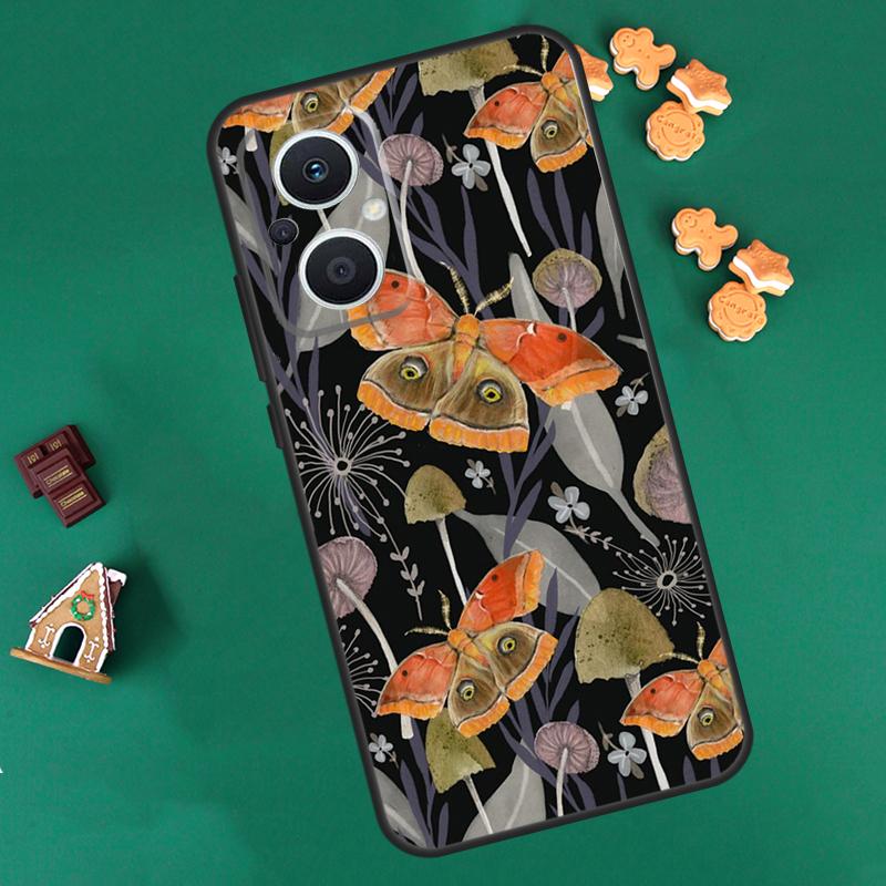 Красивый чехол-бабочка для OPPO Reno 14 F 13 12 11 10 Pro 8T 8 7 Lite Чехол для OPPO Find X8 X6 X5 X9 Pro Coque